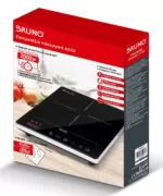 BRUNO επιτραπέζια επαγωγική εστία BRN-0205, μονή, 2000W, κουμπιά αφής, μαύρη 8