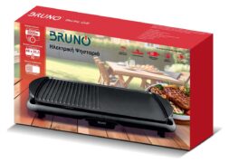 BRUNO ηλεκτρική ψησταριά BRN-0215, 2000W, 48x26εκ, με ρυθμιζόμενο θερμοστάτη 8