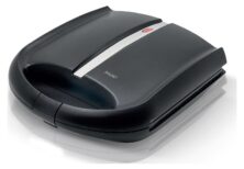 BRUNO ψηστιέρα-τοστιέρα BRN-0216 για 4 τοστ, 1400W, μαύρη mat/inox