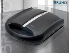 BRUNO ψηστιέρα-τοστιέρα BRN-0216 για 4 τοστ, 1400W, μαύρη mat/inox 5