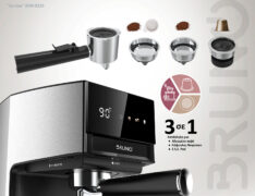 BRUNO αυτόματη μηχανή espresso & cappuccino Barista BRN-0224, 3 σε 1, Hot & Cold, 950W, 19 bar, ψηφιακή 5