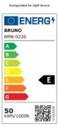BRUNO ανεμιστήρας οροφής με LED φως BRN-0226, AC 82W, 42", Φ107x47εκ, χρυσός 8