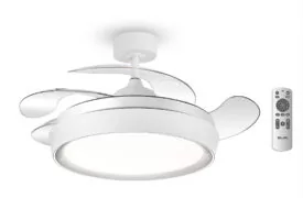 BRUNO ανεμιστήρας οροφής με LED φως BRN-0227, AC 82W, 42", Φ107x47εκ, λευκός