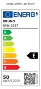 BRUNO ανεμιστήρας οροφής με LED φως BRN-0227, AC 82W, 42", Φ107x47εκ, λευκός 8