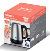 BRUNO βραστήρας νερού BRN-0246, ανοξείδωτος, 1.7L, STRIX, 2200W, inox 6