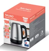 BRUNO βραστήρας νερού BRN-0246, ανοξείδωτος, 1.7L, STRIX, 2200W, inox 6