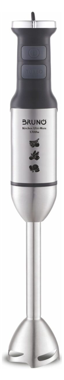 BRUNO ραβδομπλέντερ BRN-0249, 1700W, ρυθμιζόμενη ταχύτητα, 4 λεπίδες, inox-μαύρο