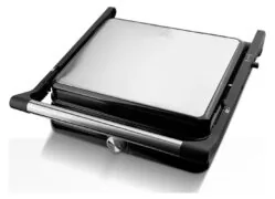 BRUNO γκριλιέρα BRN-0251, 2000W, με ρυθμιζόμενο θερμοστάτη, inox-μαύρη