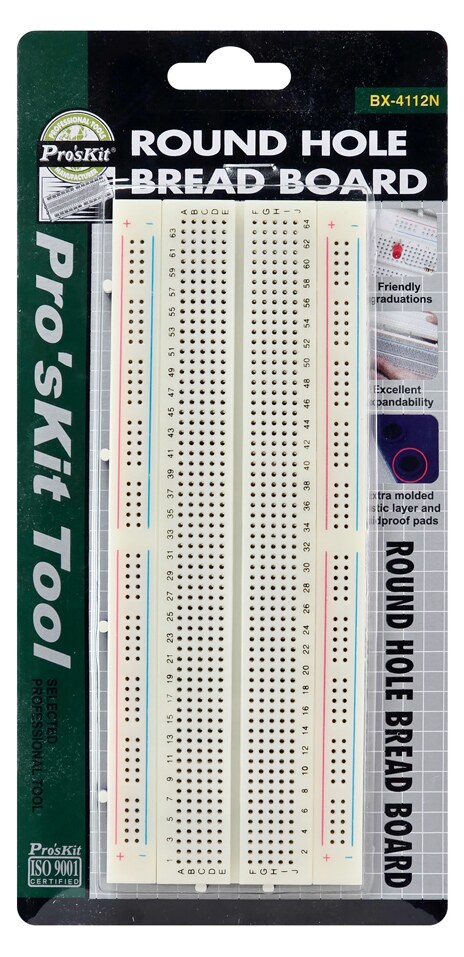 PROSKIT breadboard BX-4112N 840 θέσεων, 64x171mm 4 PROSKIT breadboard BX-4112N 840 θέσεων, 64x171mm - Image 2