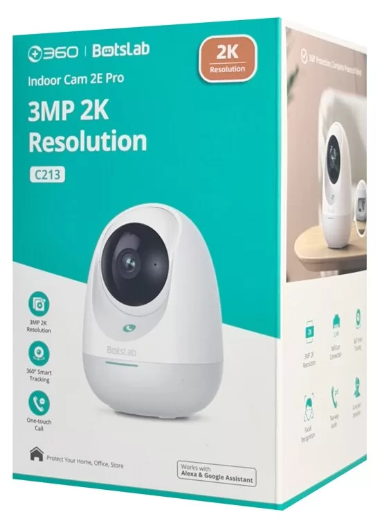 BOTSLAB smart κάμερα C213, 3MP/2K, WiFi & LAN, 360° PTZ, SD 7 BOTSLAB smart κάμερα C213, 3MP/2K, WiFi & LAN, 360° PTZ, SD - Image 5