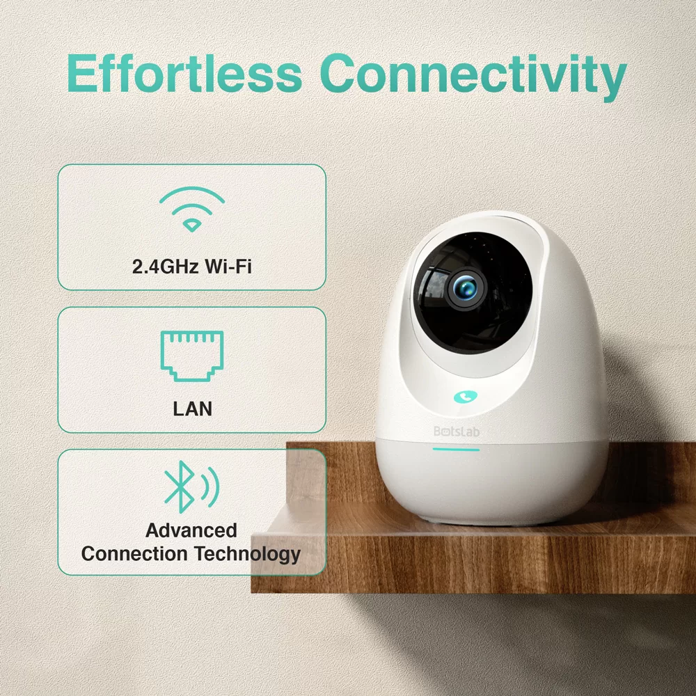 BOTSLAB smart κάμερα C213, 3MP/2K, WiFi & LAN, 360° PTZ, SD 11 BOTSLAB smart κάμερα C213, 3MP/2K, WiFi & LAN, 360° PTZ, SD - Image 9