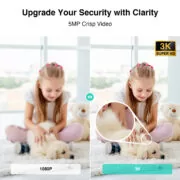 BOTSLAB smart κάμερα C221, 5MP/3K, WiFi, 360° PTZ, SD 7