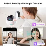 BOTSLAB smart κάμερα C221, 5MP/3K, WiFi, 360° PTZ, SD 9