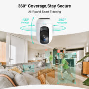 BOTSLAB smart κάμερα C221, 5MP/3K, WiFi, 360° PTZ, SD 10
