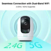 BOTSLAB smart κάμερα C221, 5MP/3K, WiFi, 360° PTZ, SD 11