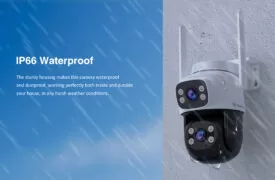 VSTARCAM smart κάμερα C622DR, dual lens, 2MP, WiFi, SD, PTZ, IP66 4
