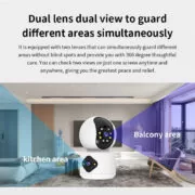 VSTARCAM smart κάμερα C992DR, 3MP, dual lens, WiFi, PTZ, SD 4