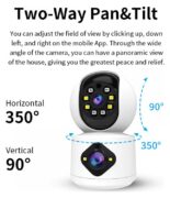 VSTARCAM smart κάμερα C992DR, 3MP, dual lens, WiFi, PTZ, SD 5