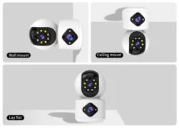 VSTARCAM smart κάμερα C992DR, 3MP, dual lens, WiFi, PTZ, SD 7