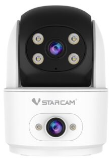 VSTARCAM smart κάμερα C996DR, 2MP, dual lens, WiFi, PTZ, SD