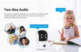 VSTARCAM smart κάμερα C996DR, 2MP, dual lens, WiFi, PTZ, SD 8
