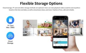VSTARCAM smart κάμερα C996DR, 2MP, dual lens, WiFi, PTZ, SD 10