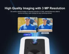 VSTARCAM smart ηλιακή κάμερα CB554 με φωτισμό, 3MP, WiFi, SD, 5200mAh, IP66 8
