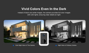VSTARCAM smart ηλιακή κάμερα CB554 με φωτισμό, 3MP, WiFi, SD, 5200mAh, IP66 11