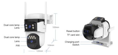 VSTARCAM smart ηλιακή κάμερα CB621DR, dual lens, 3MP, WiFi, SD, PTZ, IP66 27 VSTARCAM smart ηλιακή κάμερα CB621DR, dual lens, 3MP, WiFi, SD, PTZ, IP66 13