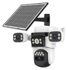 VSTARCAM smart ηλιακή κάμερα CB621SR, triple lens, 2MP, WiFi, SD, PTZ, IP66