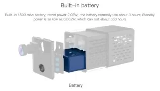 VSTARCAM smart mini κάμερα CB71, 3MP, 1500mAh, WiFi & αυτόνομη καταγραφή 4