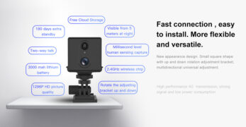 VSTARCAM smart κάμερα CB75, 3MP, 4G, 3000mAh, SD 8