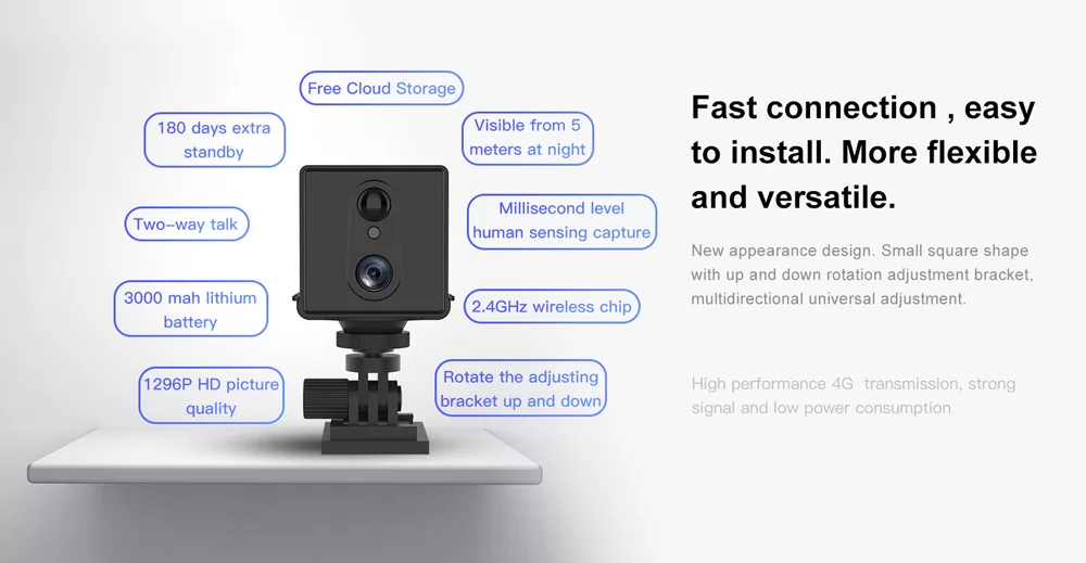 VSTARCAM smart κάμερα CB75, 3MP, 4G, 3000mAh, SD 10 VSTARCAM smart κάμερα CB75, 3MP, 4G, 3000mAh, SD - Image 8
