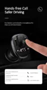 USAMS FM transmitter με οθόνη US-CC115, 2x USB, SD card, 3.4A, μαύρο 6