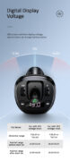 USAMS FM transmitter με οθόνη US-CC115, 2x USB, SD card, 3.4A, μαύρο 8