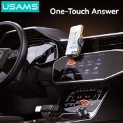 USAMS FM transmitter & φορτιστής CC328, USB/USB-C, 30W, Bluetooth, μαύρο 6
