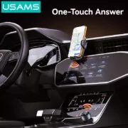 USAMS FM transmitter & φορτιστής CC328, USB/USB-C, 30W, Bluetooth, μαύρο 6