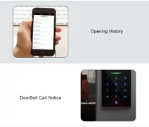 SECUKEY πληκτρολόγιο πρόσβασης CH1-WIFI-EM με κωδικό & κάρτα, Wi-Fi 3