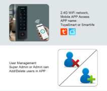 SECUKEY πληκτρολόγιο πρόσβασης CH3-WIFI-EM+MF με κωδικό & κάρτα, Wi-Fi 8 SECUKEY πληκτρολόγιο πρόσβασης CH3-WIFI-EM+MF με κωδικό & κάρτα, Wi-Fi 2