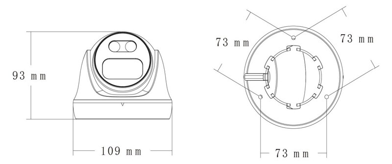 LONGSE υβριδική κάμερα CMSAHTC200FPEW, 2.8mm, 1/3" CMOS, 5MP, LED 25m 6 LONGSE υβριδική κάμερα CMSAHTC200FPEW, 2.8mm, 1/3" CMOS, 5MP, LED 25m - Image 4