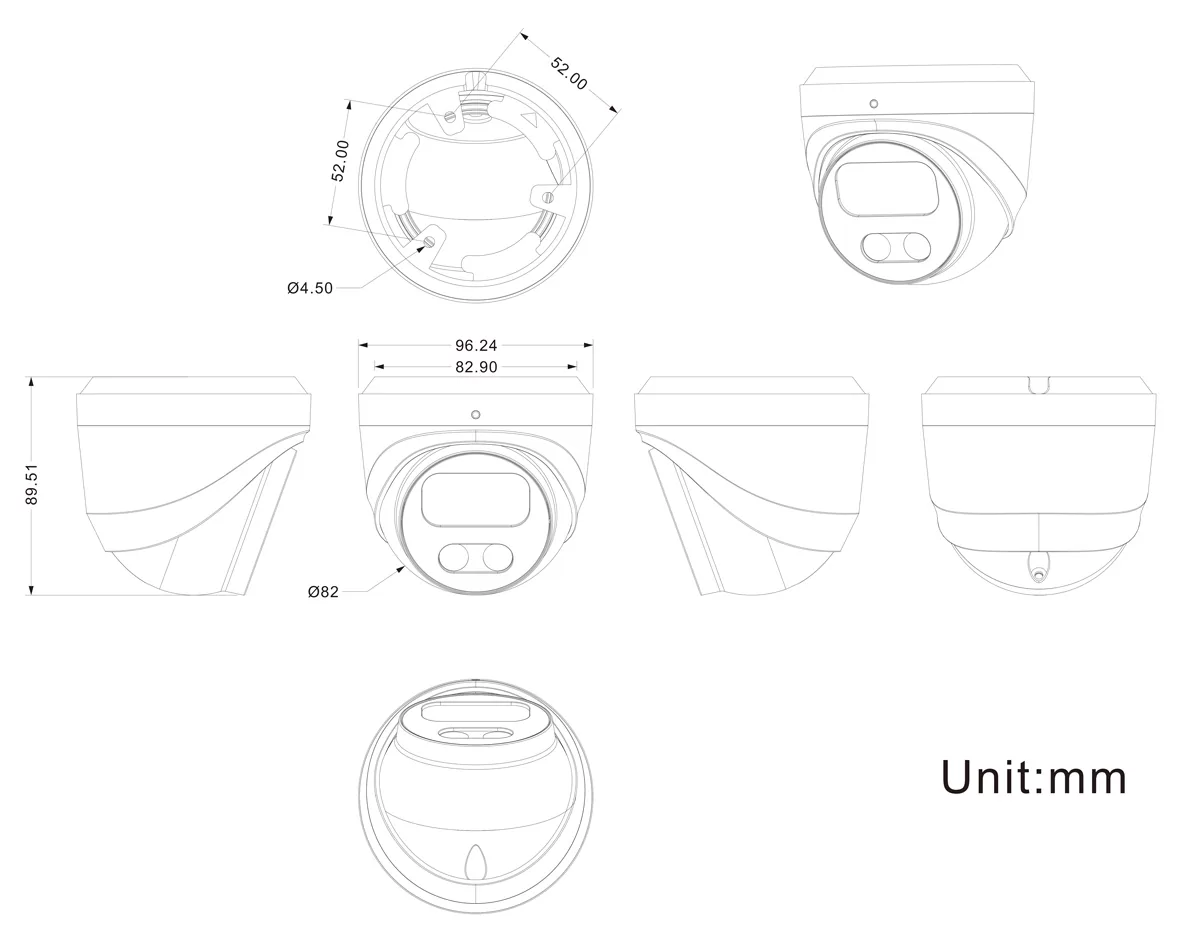 LONGSE IP κάμερα CMSB-2FCV2RC-28PMTF με μικρόφωνο, 2MP, 2.8mm, αδιάβροχη IP67, PoE 5 LONGSE IP κάμερα CMSB-2FCV2RC-28PMTF με μικρόφωνο, 2MP, 2.8mm, αδιάβροχη IP67, PoE - Image 3