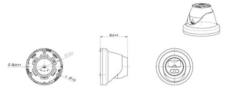 LONGSE IP κάμερα CMSCKL800, 2.8mm, 8MP, 1/2.8" Sony, αδιάβροχη IP67, PoE 4