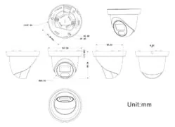 LONGSE υβριδική κάμερα CMSDTHC200FPEW, 2.8mm, 1/3" CMOS, 5MP, IP65 4