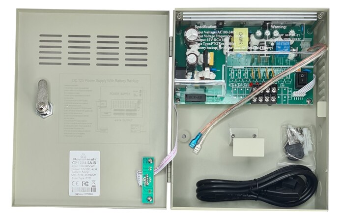 POWERTECH τροφοδοτικό CP1204-5A-B για CCTV, DC12V/5A, 4 κανάλια 4 POWERTECH τροφοδοτικό CP1204-5A-B για CCTV, DC12V/5A, 4 κανάλια - Image 2