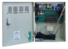 POWERTECH τροφοδοτικό CP1209-10A-B για CCTV-Alarm, DC12V 10A, 9 κανάλια