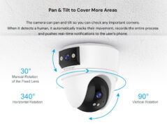 VSTARCAM smart κάμερα CS2DR, 3MP, dual lens, WiFi, PTZ, SD 10