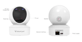 VSTARCAM smart κάμερα CS49D, 3MP, dual lens, WiFi, PTZ, SD 5