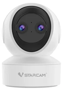 VSTARCAM smart κάμερα CS49D, 3MP, dual lens, WiFi, PTZ, SD