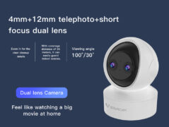 VSTARCAM smart κάμερα CS49D, 3MP, dual lens, WiFi, PTZ, SD 9