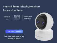 VSTARCAM smart κάμερα CS49D, 3MP, dual lens, WiFi, PTZ, SD 9